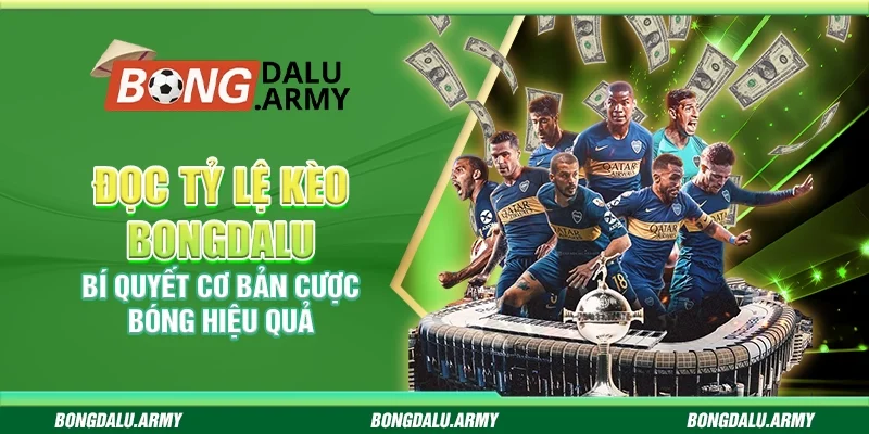 Đọc tỷ lệ kèo Bongdalu - Bí quyết cơ bản cược bóng hiệu quả