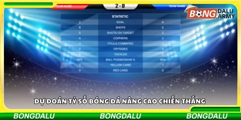 Dự đoán tỷ số bóng đá nâng cao chiến thắng 