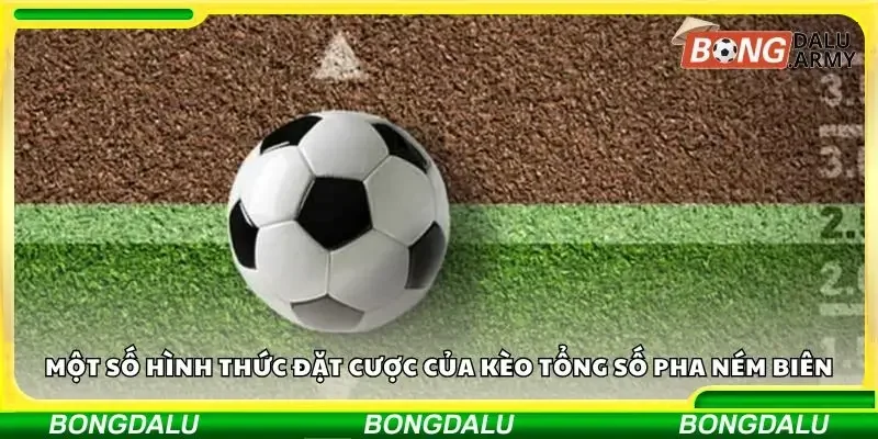 Một số hình thức đặt cược của kèo tổng số pha ném biên